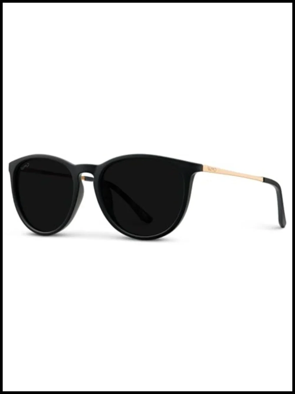 Round Polarized Sunglasses with UV400 Protection Lightweight Frame
